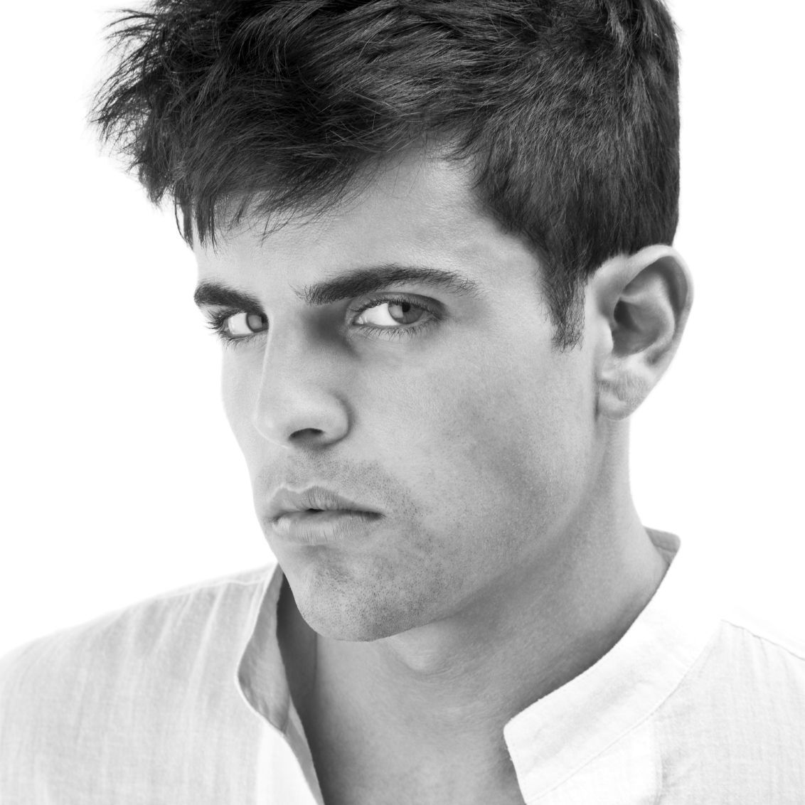 Modern short men’s haircut